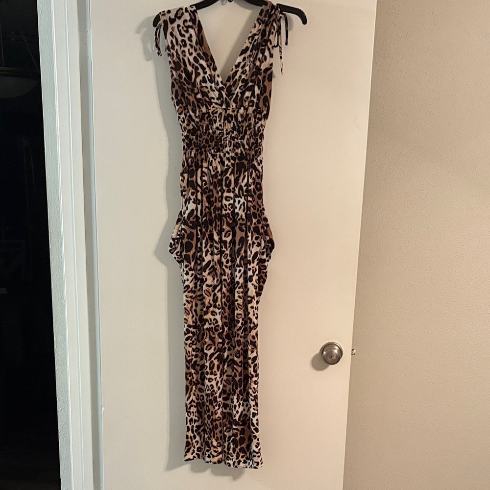 Leopard Print Maxi Dress